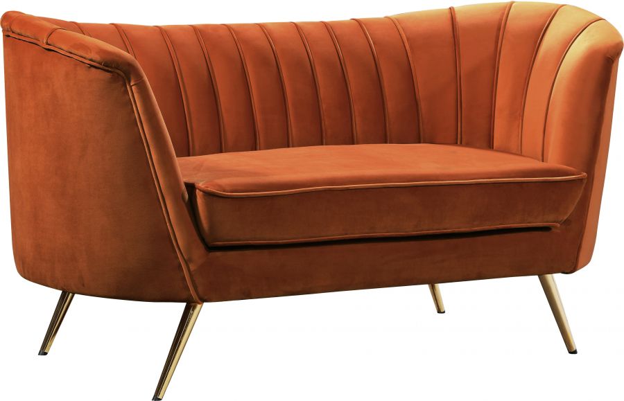 Orange Love Seat